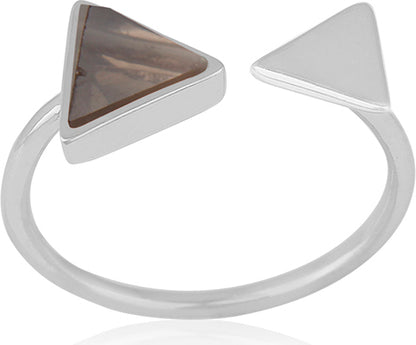 Triangular Ring Sterling Silver