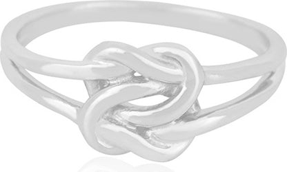 True Lover's Knot Ring Sterling Silver