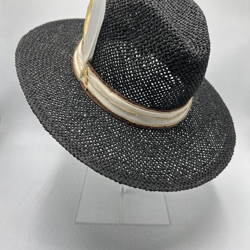 Unisex natural straw panama hat