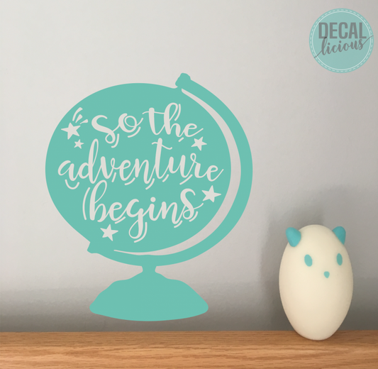 Wall Decal - Adventure Globe