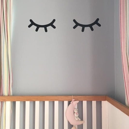 Wall Stickers Sleepy Eye Lashes