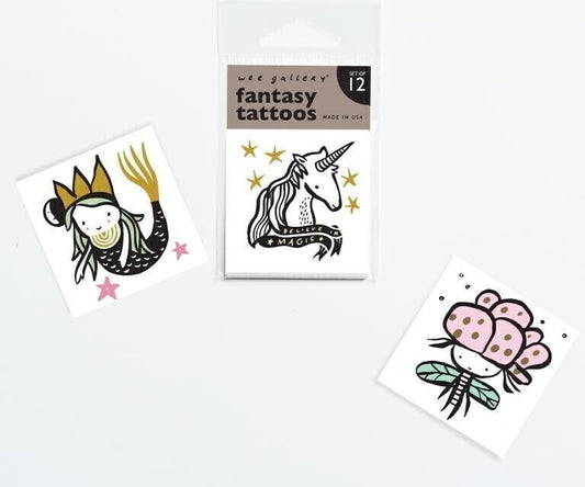 Wee Gallery Fantasy Temporary Tattoos