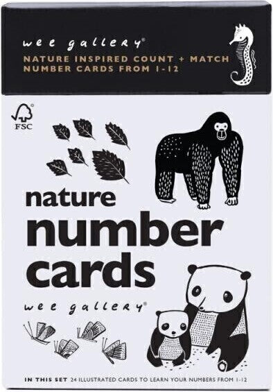 Wee Gallery Nature Number Cards