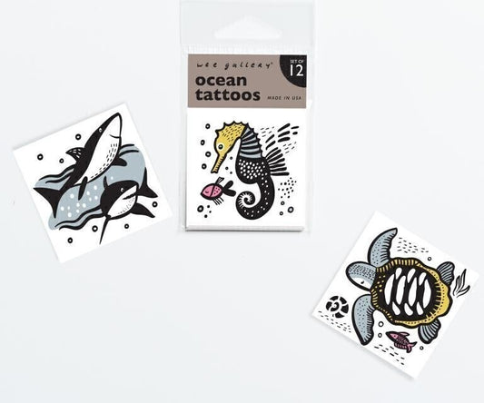 Wee Gallery Ocean Temporary Tattoos