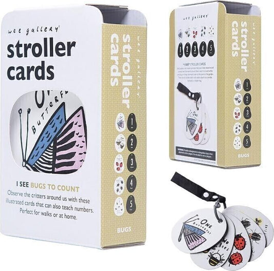 Wee Gallery Stroller Cards - I See Bugs to Count