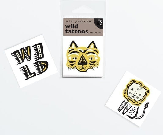 Wee Gallery Wild Temporary Tattoos