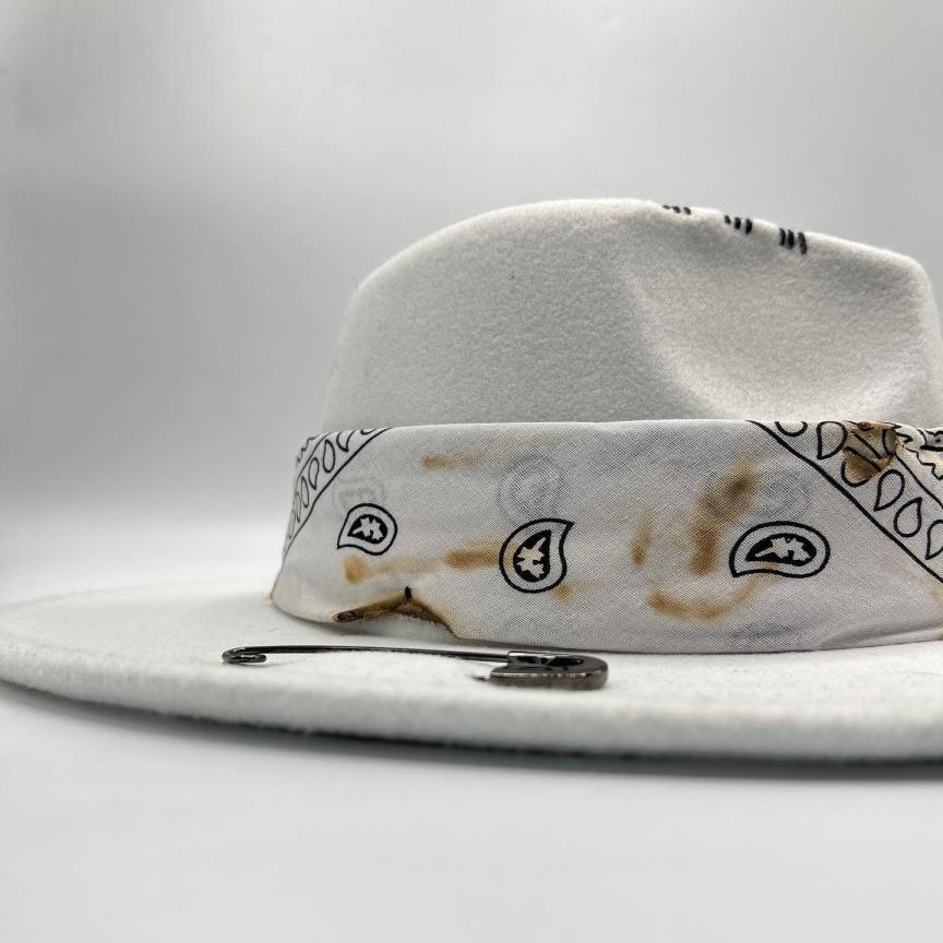 Wide brim fedora