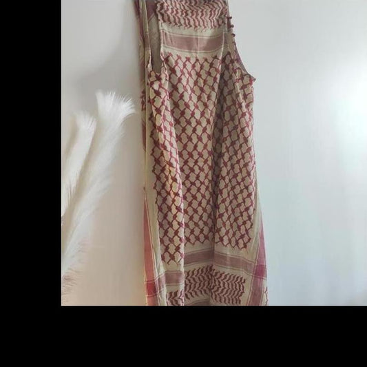 Women's vest ( keffiyeh or ghutra pattern)